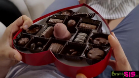 Giving step sister my cock for Valentine's day