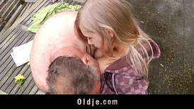 Awesome fuck-fest inbetween delicious  and older bastard