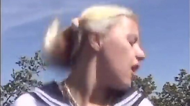 A nubile rage outdoor hook-up
