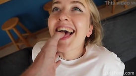 Innocent new  Ann Joy's first-ever-timer hump tape anger-rage she uses a lovemaking toy while she nails and gets a inner popshot