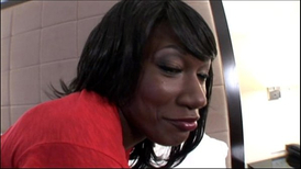 fury Ebony fury takes Ample Facial Cumshot Pop-Shot in Dark-Hued First-Timer anger 