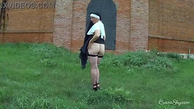 fury NUN.anger Deep Jaws in a church