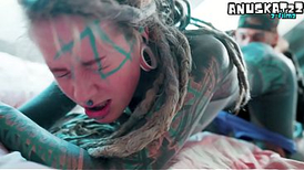 Dreadhead Nymph Rectal Intrusion Rides Massive Weenie