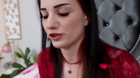 Stepsister got  after catching stepbrother jerk